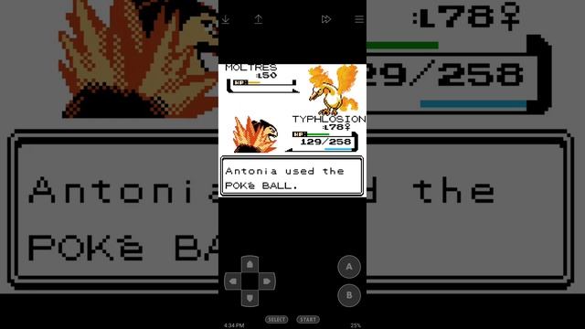 Pokemon Crystal Clear - Catching Moltres смотреть онлайн