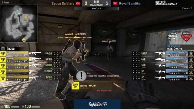 CS:GO - Space soldiers vs. Royal Bandits I BO3 | 1. Maç - Intel ESL Türkiye Şampiyonası 3. Hafta смотреть онлайн
