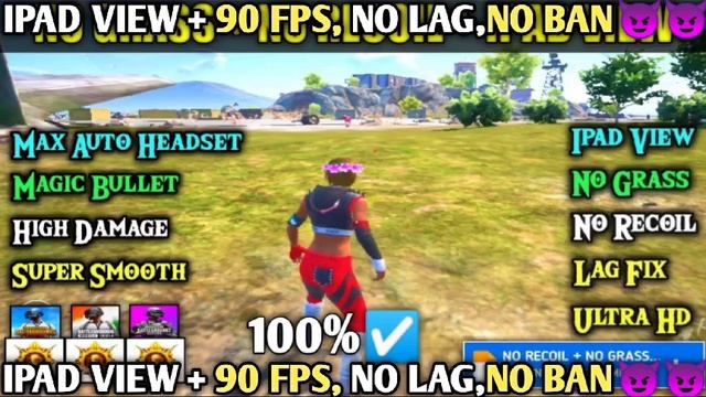 IPAD VIEW + 90 FPS 2.6+ 2.7 | BGMI IPAD VIEW CONFIG FILE 2.7UPDATE😈😈