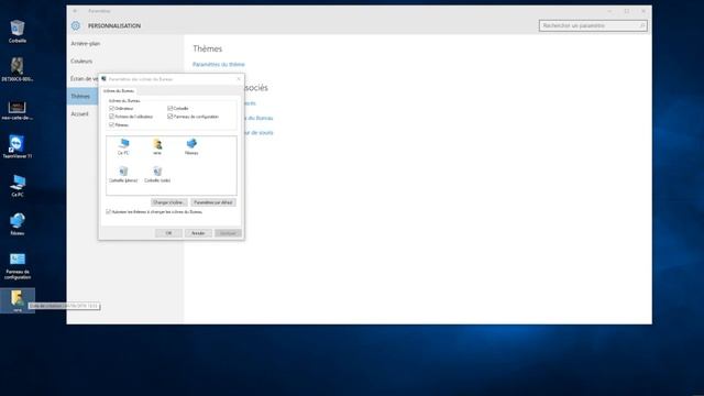 Windows 10 : Comment afficher et ajouter les icônes raccourcis du bureau de votre ordinateur /TUTO смотреть онлайн