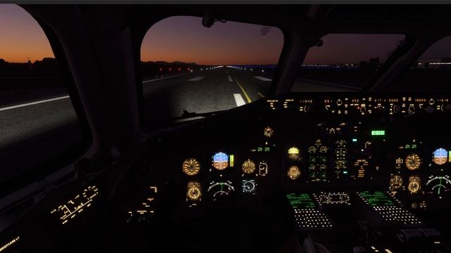 Dusk takeoff in MSFS 2020 смотреть онлайн