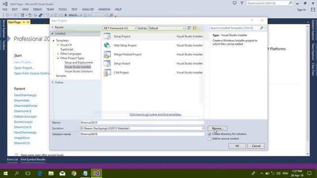 How to create exe in VS2013 PT I смотреть онлайн