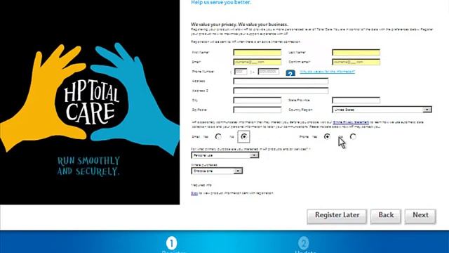HP Pavilion a6330f - HP Easy Setup смотреть онлайн