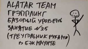 Грэпплинг базовый уровень, занятие 25 (треугольник руками в бэк маунте)