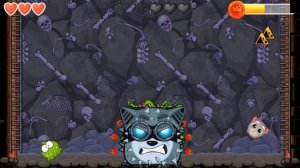 RED BALL 4 : (TALKING TOM + OM NOM ) BALL 'FUSION BATLE' with ( RACCOON + OM NOM ) BOSS VOLUME 5