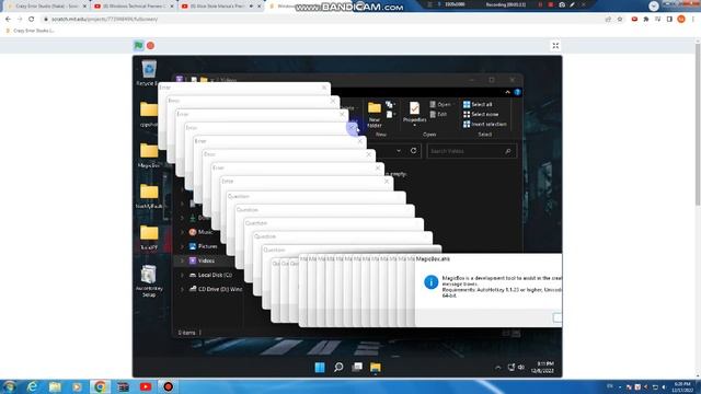 Windows 11 crazy error смотреть онлайн