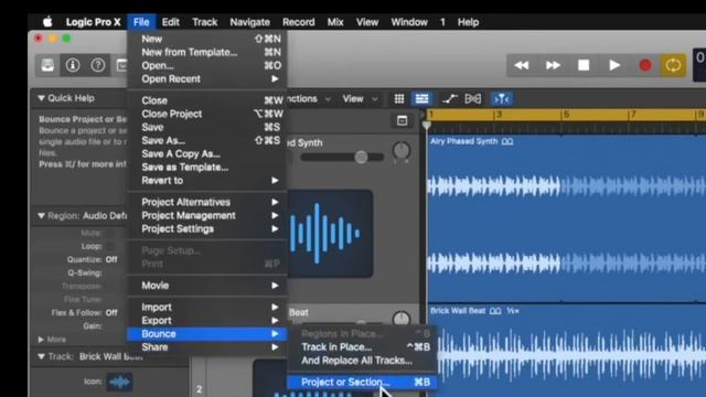 How to Export a song to mp3 in Logic Pro X ? смотреть онлайн