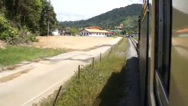 North Borneo Railaway- Steam Locomotive senery from window - part 2 смотреть онлайн