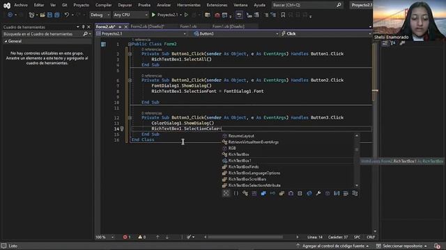 Programación en Microsoft Visual Basic - RichTextBox смотреть онлайн