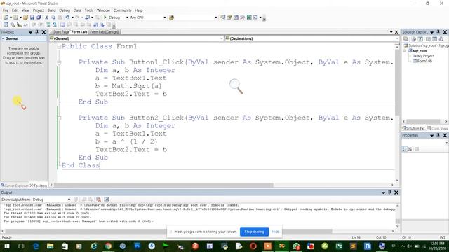 dotnet square root & power смотреть онлайн