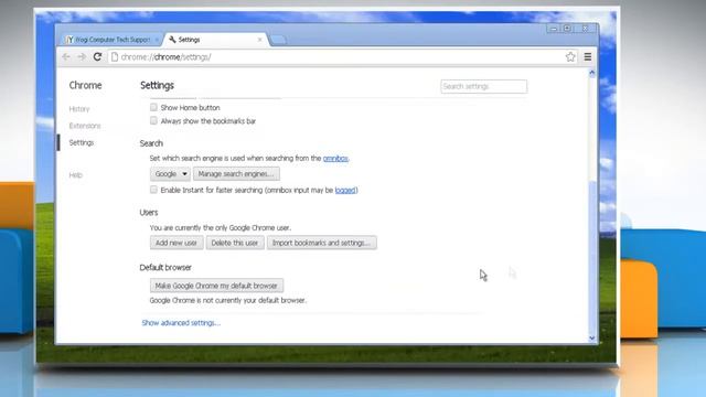 How to make Google™ Chrome the default browser in Windows® XP смотреть онлайн