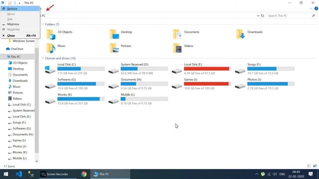 Open the shortcut menu for the active window using shortcut key смотреть онлайн