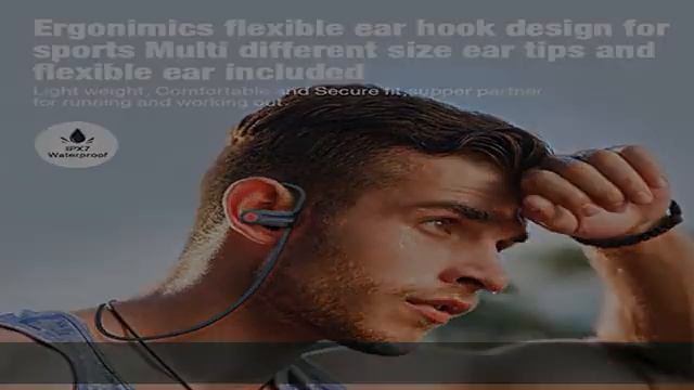 Boean Bluetooth Headphones, Running Wireless Earbuds with 15 Hours Playtime, HD Deep Bass Stereo IP смотреть онлайн