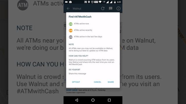 Best app to find ATM with cash (Walnut App Review ) android смотреть онлайн