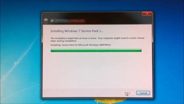 Windows 7 Installing SP1 Beta on SSD смотреть онлайн