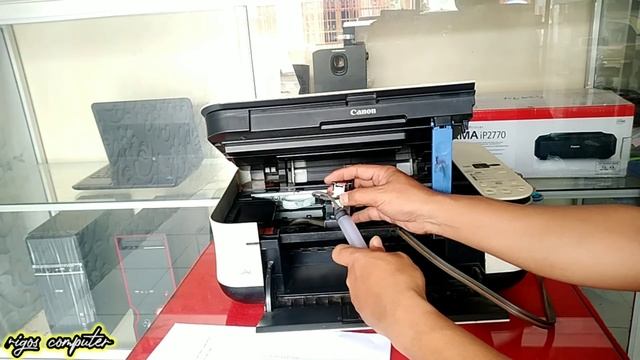 Cara Mengatasi Hasil Cetak Bergaris, Putus-Putus Printer canon Mp258 смотреть онлайн