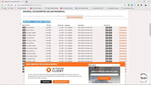 How to Fix All .DLL File missing error | in Just 3 Minutes | 2019 | The Viral Section смотреть онлайн
