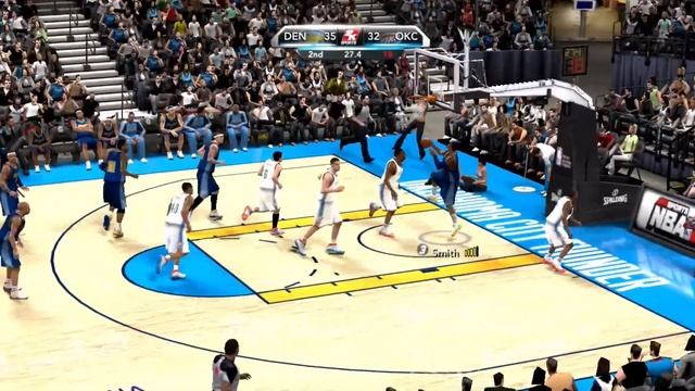NBA 2K10 - Western Conference Finals - Thunder vs Nuggets * Game 5 * смотреть онлайн