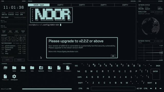 A Science Fiction Terminal Emulator Created for Linux and Windows | DexUI for linux and windows смотреть онлайн