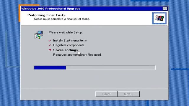 Обновление с Windows 2000 сборка 2195 до Windows Whistler сборка 2211 смотреть онлайн