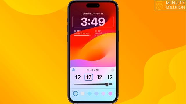 How to Change Clock Font on iPhone Lock Screen 2024 [ Easy ] смотреть онлайн