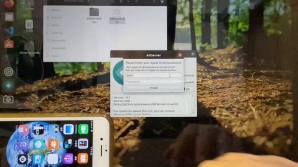 AltServer on Linux with GUI
