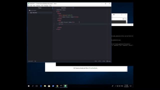 6. 在Windows安裝lite-server смотреть онлайн