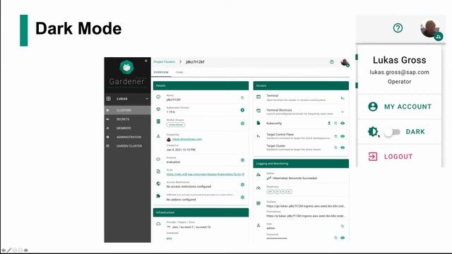 Gardener Dashboard Update (2021Q1) by Lukas Gross смотреть онлайн