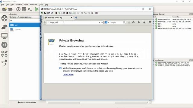 Kerio In GNS3 Simple Scenario смотреть онлайн