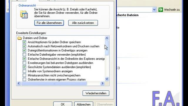 Windows XP versteckte Dateien anzeigen смотреть онлайн