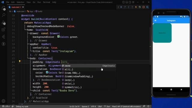 Latest Flutter Widgets | Flutter Bootcamp 2023 | Flutter 3.7 Complete Course for Beginners in Hindi смотреть онлайн