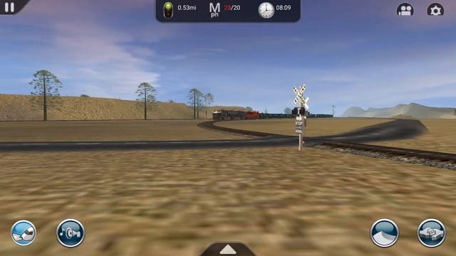 Trainz Driver Android: B&O coal train struggle up hill смотреть онлайн