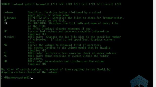 دستورات Diskpart, Format, CHKDSK, DEFRAG смотреть онлайн
