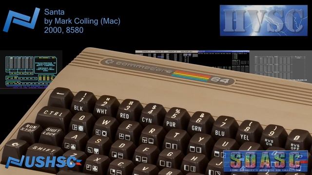 Santa's Dance - Mark Colling (Mac) - (2000) - C64 chiptune смотреть онлайн