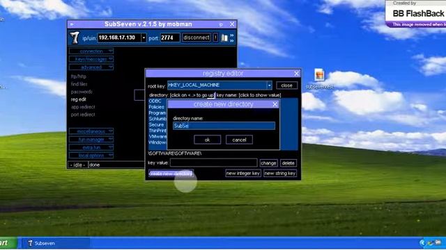 16. Adding registry key SubSevenTest.flv смотреть онлайн