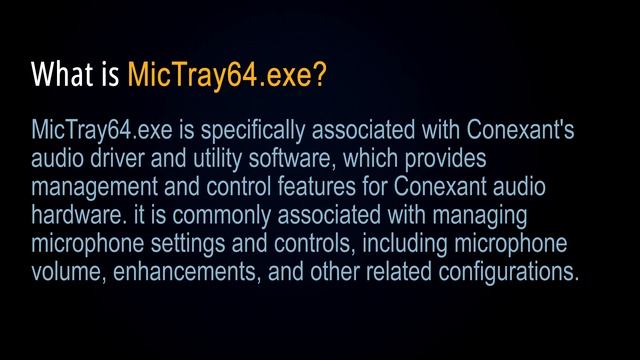 What is MicTray64.exe? [ Is This Virus File? ] смотреть онлайн