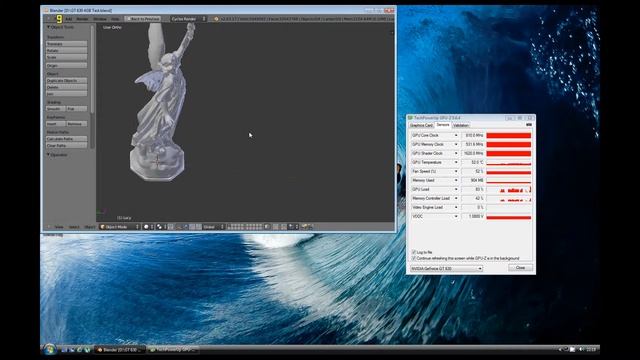 Bug Update - 10M Tri Polygon Model, OpenGL Performance in Blender смотреть онлайн