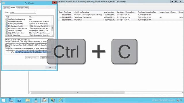 WS04 - Installing and Configuring Active Directory Certificate Services Part 3 of 3 смотреть онлайн