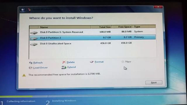Hard Disk Drive Partition Delete and Create While Installing Windows 7810 and other windows Full De смотреть онлайн