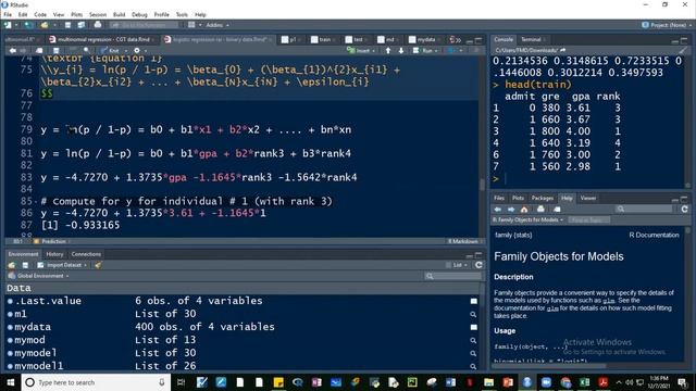 FINTSAR K31 Binomial Logistic regression смотреть онлайн