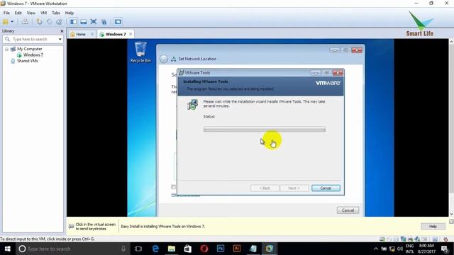 How to setup windows 7 on VMwere v9 2017 смотреть онлайн