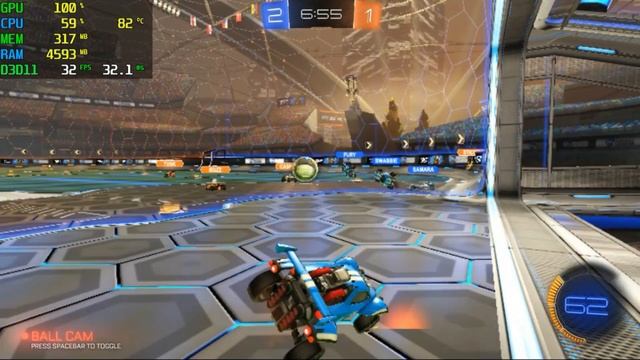 Rocket League İNTEL HD 4600 - 720p Low Settings смотреть онлайн