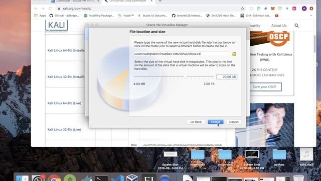 Kali Linux to Virtual Box MacOS смотреть онлайн