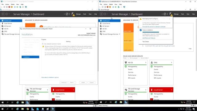 Windows Server 2019: Installing/Managing Active Directory Domain Services смотреть онлайн