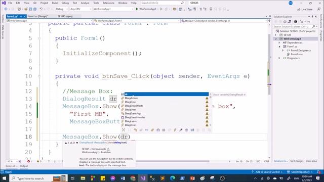 C#-SE1645: Session 6. Giới thiệu Windows Forms, Label, TextBox, Button, ComboBox, MaskedTextBox смотреть онлайн