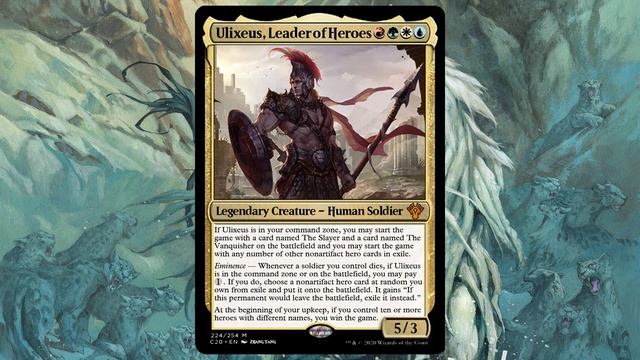 Commander 2020 "Preview Card" - Ulixeus, Leader of Heroes | Custom Commander смотреть онлайн