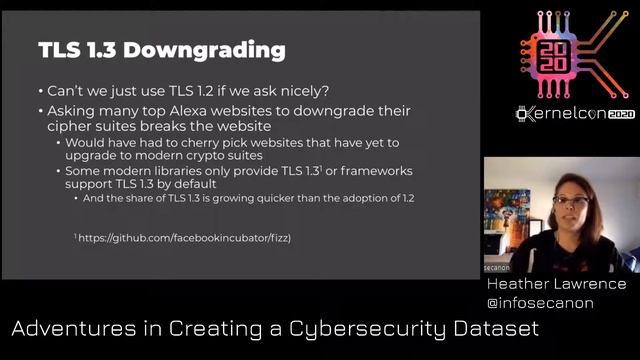 Adventures in Creating a Cybersecurity Dataset - Heather Lawrence смотреть онлайн