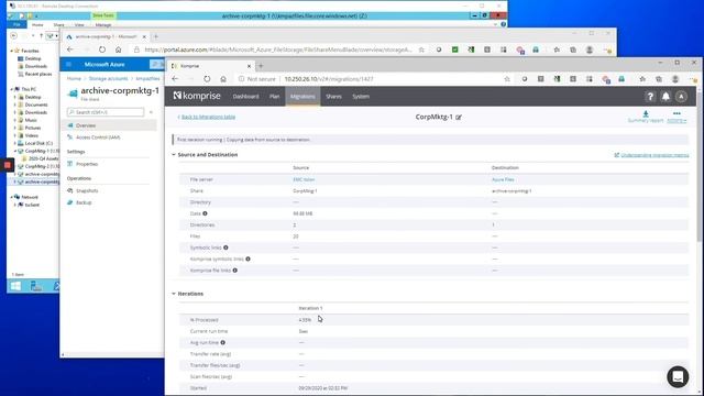 Migrating from On-Premises NAS to a Microsoft Azure File Share with Komprise смотреть онлайн