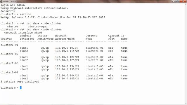 How to modify the cluster LIF IP addresses on a system running clustered Data ONTAP operating syste смотреть онлайн
