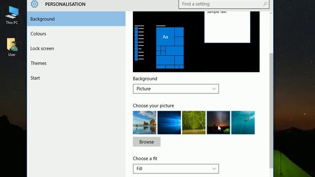 Windows 10 How to change desktop background смотреть онлайн
